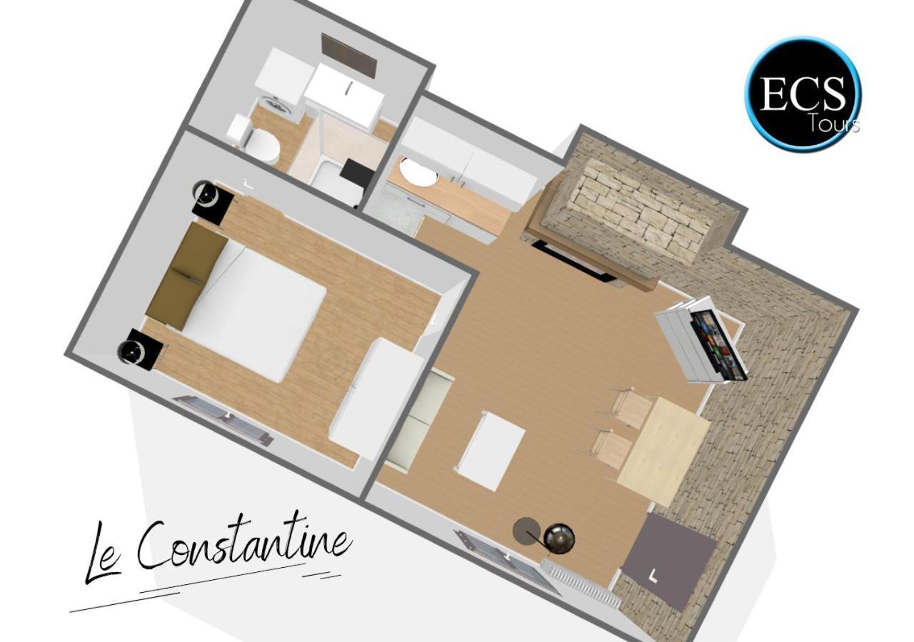 Le Constantine - Quartier Historique - Charme & Ancien Apartman Tours Kültér fotó